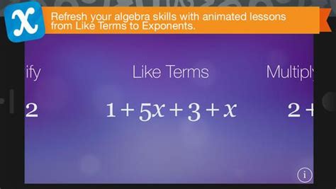 Algebra Touch! Matematiikkaa ja hauskaa sovellusten välityksellä!